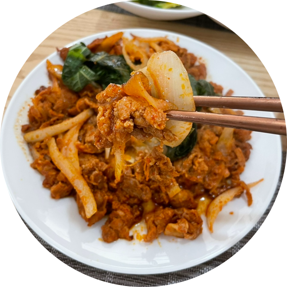  맛있고 간편한 푸드얍 바싹매콤불고기& 소불고기로 소불고기덮밥도