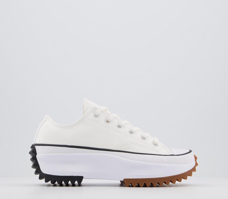 가성비갑 컨버스 런스타 Hike Ox Trainers White Black Gum ···