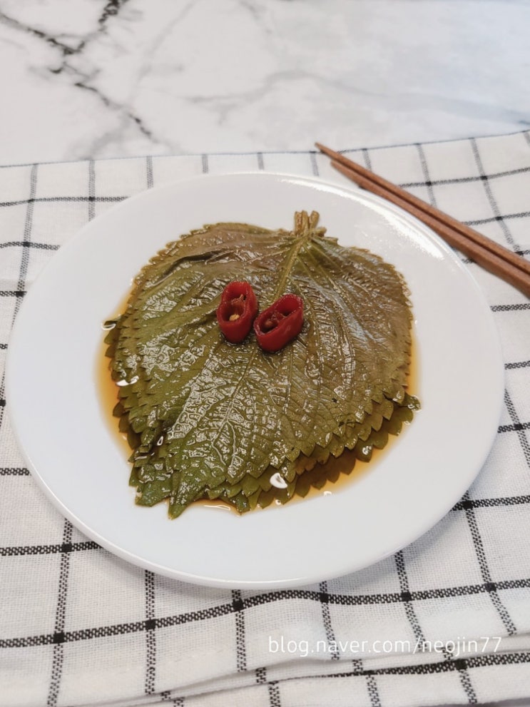 깻잎요리 간장 깻잎장아찌 만드는법 저장성 좋은 밥도둑 절임반찬