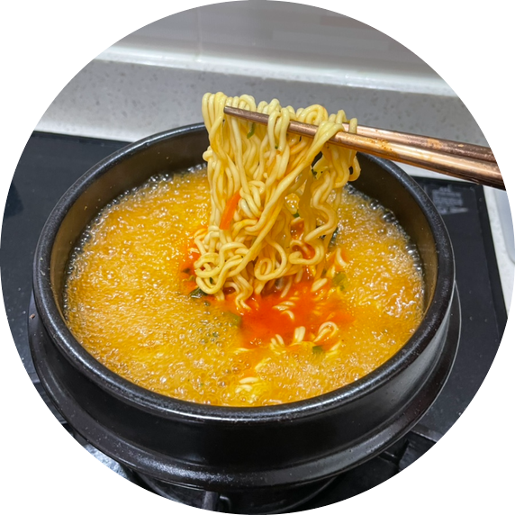  다이어트 저칼로리 라면 추천 : 삼양 맛있는 라면비건