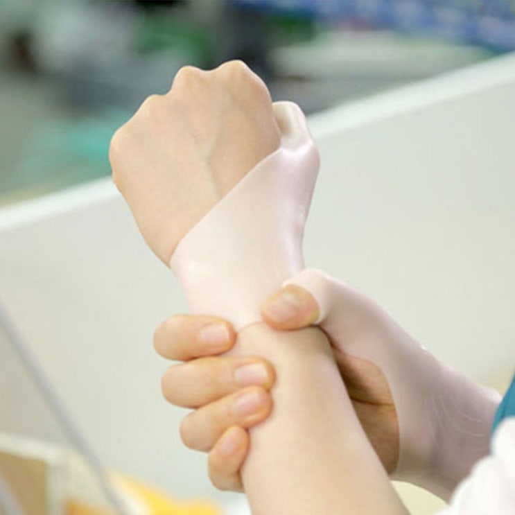 가성비 좋은 펀테리어 실리콘 손목보호대 1세트 엄지손가락 테이핑 손목 건초염 약국 터널증후군 ···
