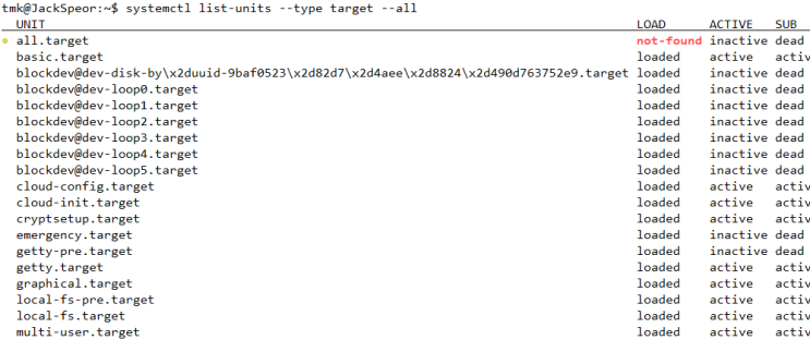 Target, init - Run Level [Linux 관리]