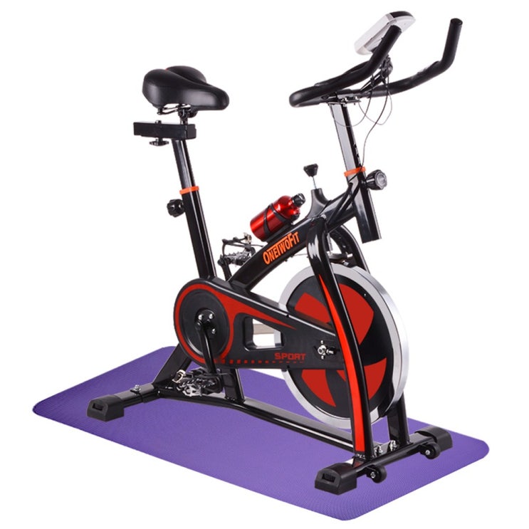 인기 많은 OneTwoFit 스핀바이크 클럽형 스피닝자전거 무소음 실내자전거+전용매트, 혼합색상, 10kg휠 ··· 인기 많은 OneTwoFit 스핀바이크 클럽형 스피닝자전거 무소음 실내자전거+전용매트, 혼합색상, 10kg휠 ···
