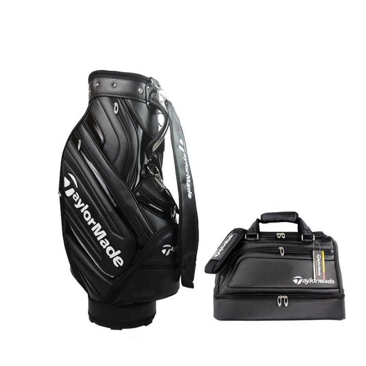 인지도 있는 Taylormade 테일러메이드 골프 가방 남자 골프백 캐디백 보스턴백 세트, 블랙, 캐디백+보스턴백 세트 좋아요 인지도 있는 Taylormade 테일러메이드 골프 가방 남자 골프백 캐디백 보스턴백 세트, 블랙, 캐디백+보스턴백 세트 좋아요