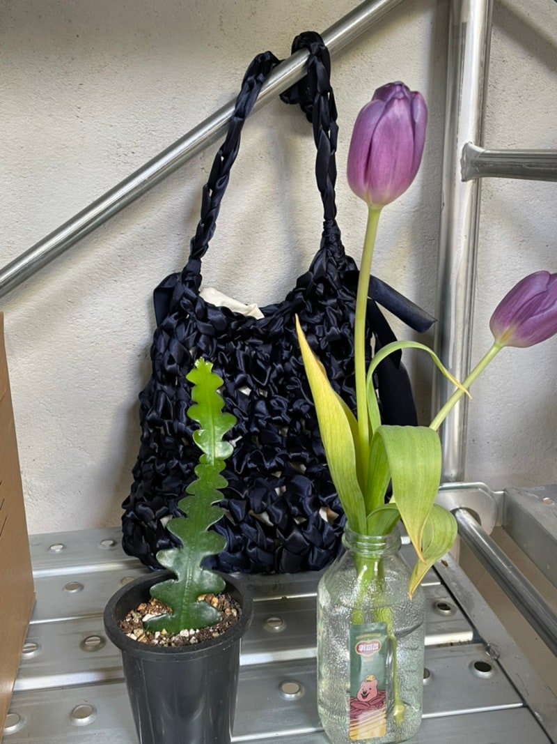 크로쉐안트 satin sac indigo cross 구매후기