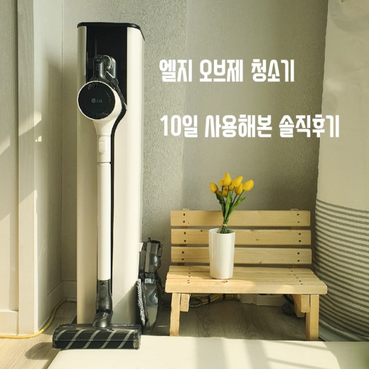  <내돈내산> lg 엘지 오브제 청소기 10일 사용해보고 쓰는 솔직후기