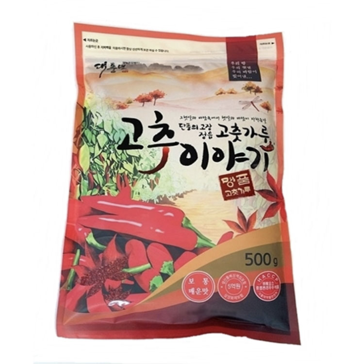 가성비 뛰어난 대풍년 고추이야기 국내산 고춧가루 보통매운맛, 500g 좋아요 가성비 뛰어난 대풍년 고추이야기 국내산 고춧가루 보통매운맛, 500g 좋아요