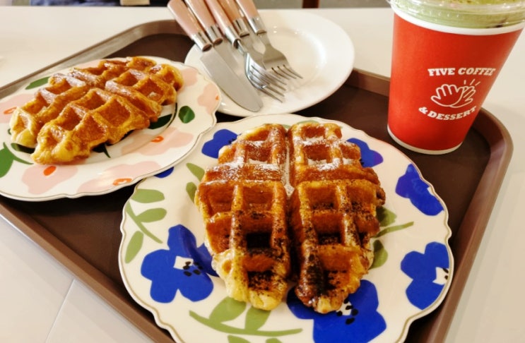  [순천 옥리단길카페, 파이브 커피] 인생 크로플 맛보다