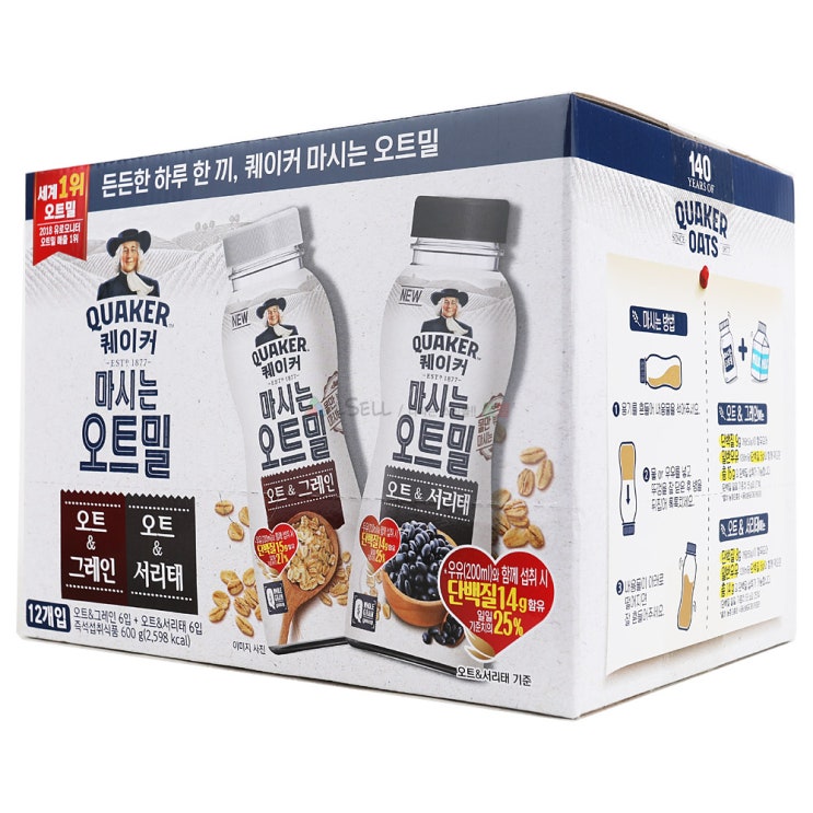 잘팔리는 퀘이커 마시는 오트밀 50g x 12개 오트 그레인 서리태, 12개입 추천합니다 잘팔리는 퀘이커 마시는 오트밀 50g x 12개 오트 그레인 서리태, 12개입 추천합니다