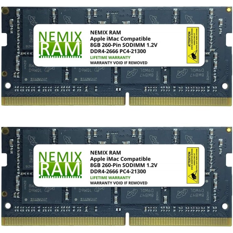 후기가 좋은 16GB(2x8GB) DDR4-2666MHz PC4-21300 Apple 27 후기가 좋은 16GB(2x8GB) DDR4-2666MHz PC4-21300 Apple 27