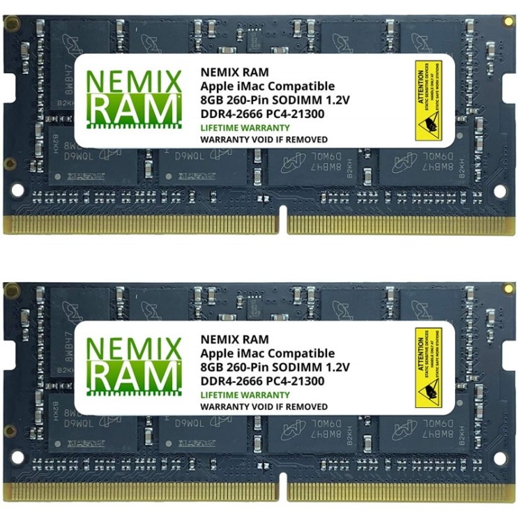 후기가 좋은 16GB(2x8GB) DDR4-2666MHz PC4-21300 Apple 27