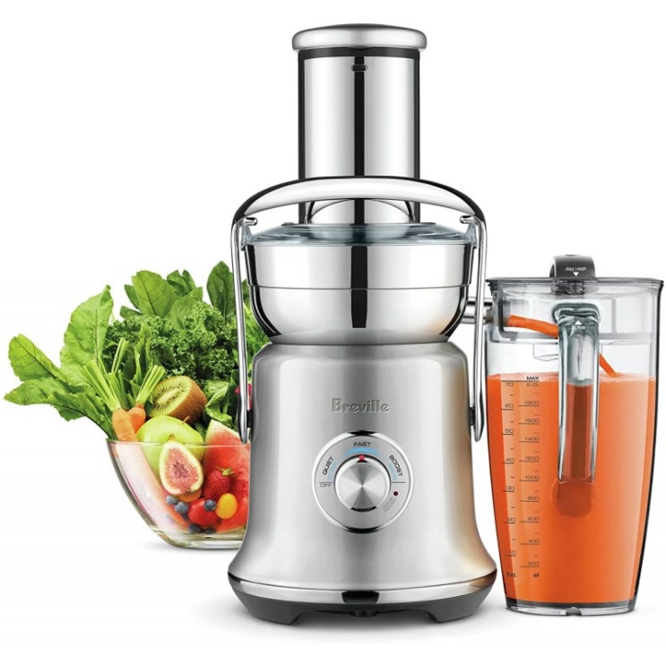 많이 찾는 Breville BJE830BSS1BUS1 Juice Fountain Cold XL Brushed Stainless Steel Centrifugal Juicer : 주방