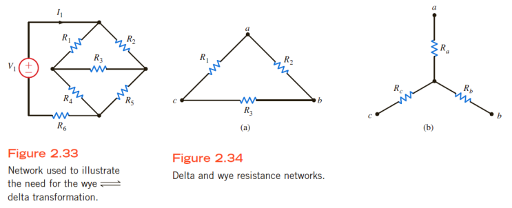  회로이론 Basic Engineering Circuit Analysis Ch2.6 Wye-Delta Transformations(와이 델타 Y-Δ 변환)