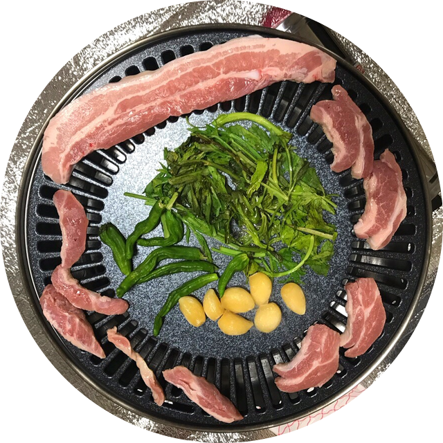  홈캉스는 역시 미나리 삼겹살