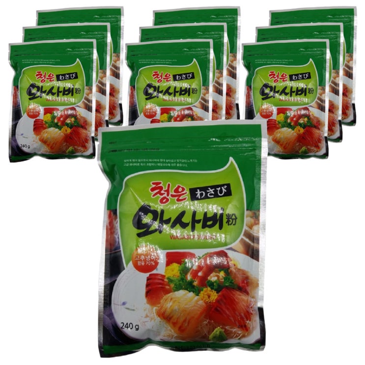 선택고민 해결 청은 와사비분, 240g, 10개입 좋아요 선택고민 해결 청은 와사비분, 240g, 10개입 좋아요