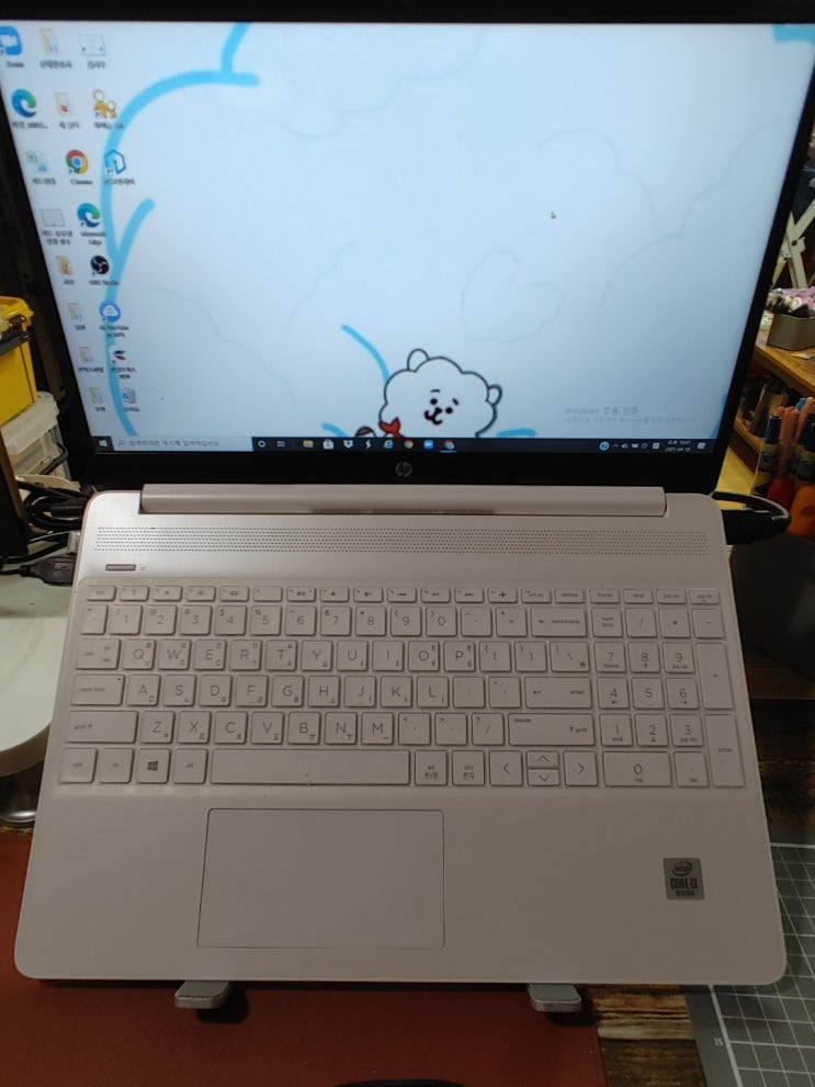  알루미늄 6단 접이식 노트북 거치대