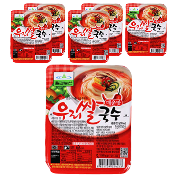 잘나가는 칠갑농산 우리쌀국수 매운맛, 82.5g, 6개입 좋아요 잘나가는 칠갑농산 우리쌀국수 매운맛, 82.5g, 6개입 좋아요
