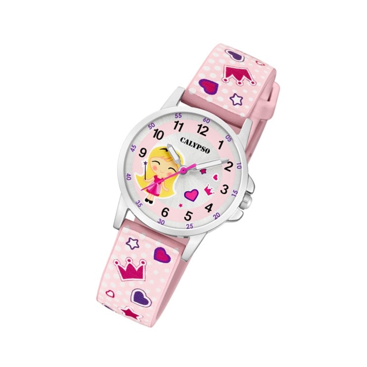 잘나가는 시계 칼립소시계 패션시계 메탈 가죽 부품Armbanduhr Kunststoff PU rosa K5776/2..n Kinder Uhr Calypso Junior UK5776