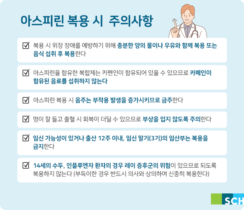 혈전 생성을 막아주는 아스피린 부작용은? : 네이버 블로그