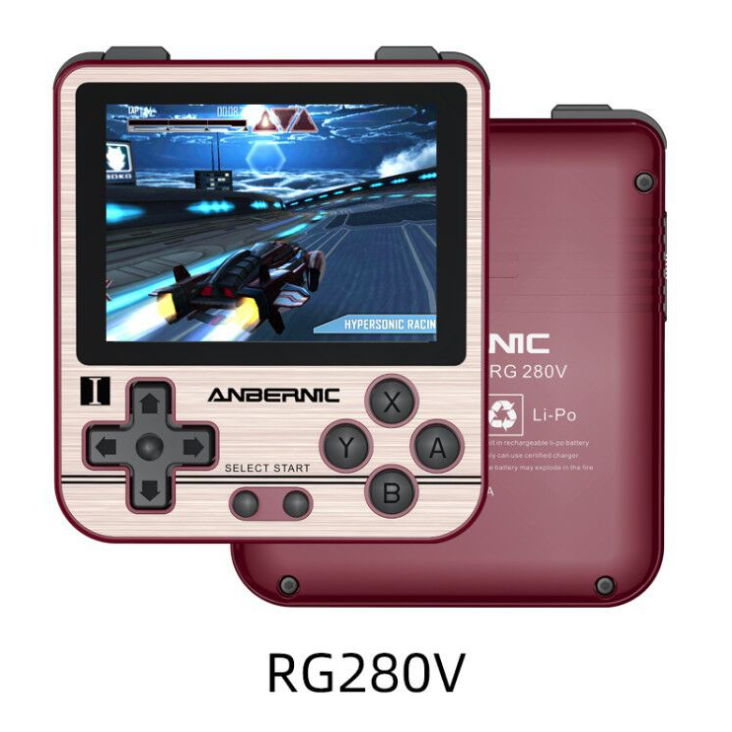 후기가 좋은 2020최신상 ANBERNIC RG280V 휴대용 레트로 게임기, 16GB, 실버 좋아요