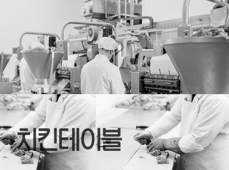  생닭 치킨테이블
