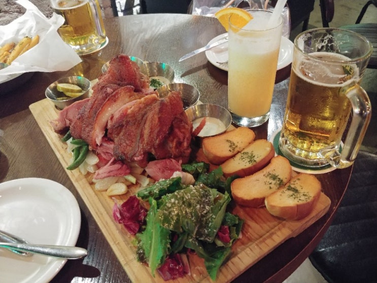  강남역 맥주 강남역 칵테일 왕스펍 신메뉴 수비드학센