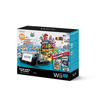 가성비 뛰어난 Nintendo Wii U 디럭스 세트 : Super Mario 3D World 및 Nintendo Land 번들-블랙 32GB, One Color_One Size, 가성비 뛰어난 Nintendo Wii U 디럭스 세트 : Super Mario 3D World 및 Nintendo Land 번들-블랙 32GB, One Color_One Size,