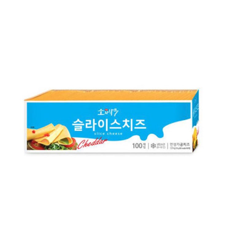 선호도 좋은 소와나무 베이커리 슬라이스치즈 100매 1.8kg, 1개 좋아요