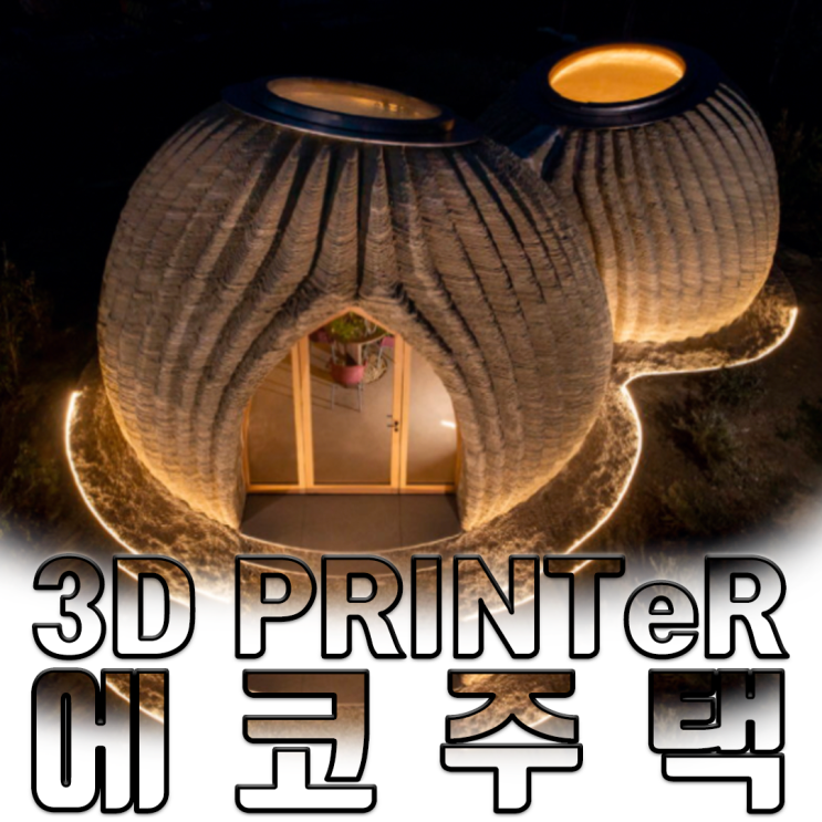 3D 친환경 주택에서 살아볼까?