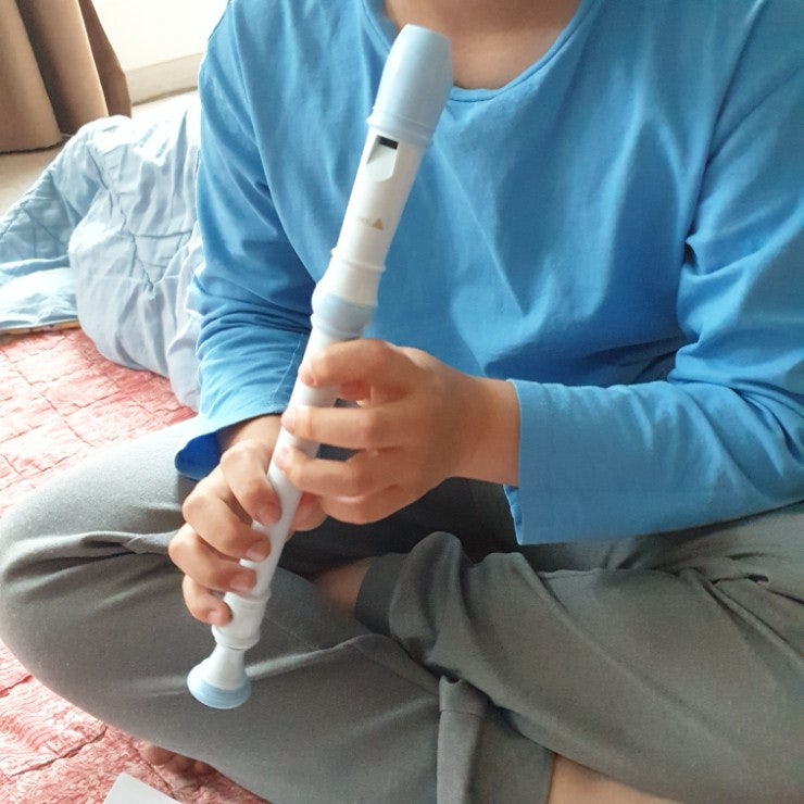 초등학생 리코더 잡는법 운지법 배우기