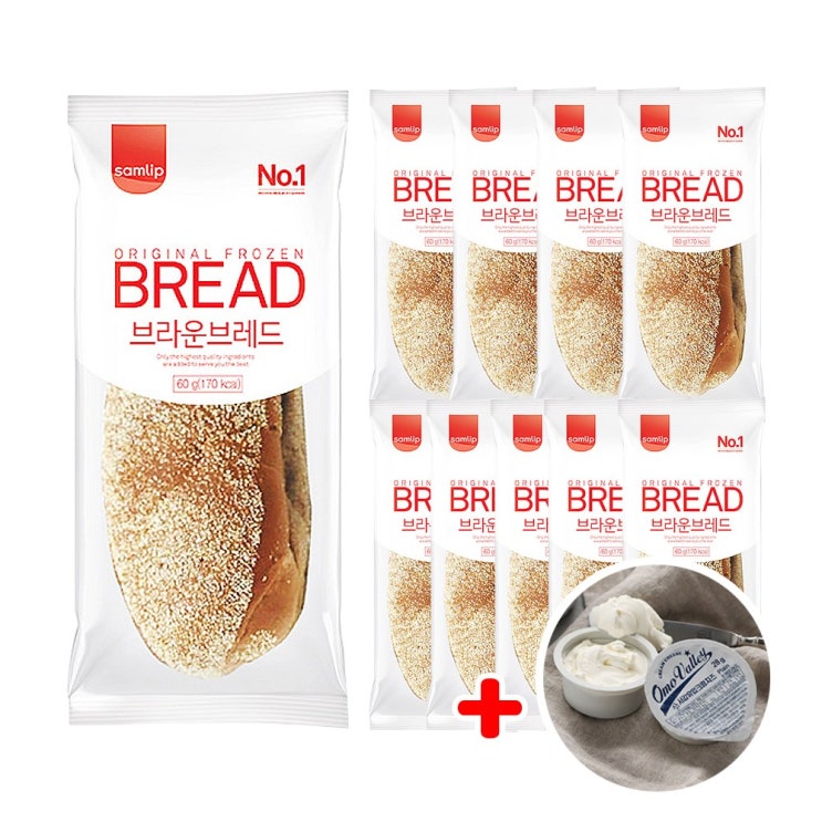 리뷰가 좋은 삼립 브라운브레드 60g x 10개 + 서강 크림치즈포션 28g x 1개 증정 / 부시맨빵 아웃백빵 추천합니다 리뷰가 좋은 삼립 브라운브레드 60g x 10개 + 서강 크림치즈포션 28g x 1개 증정 / 부시맨빵 아웃백빵 추천합니다