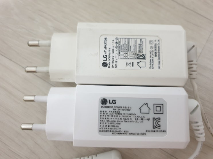  LG 그램 노트북 15ZD960-GX30K 어댑터 교체