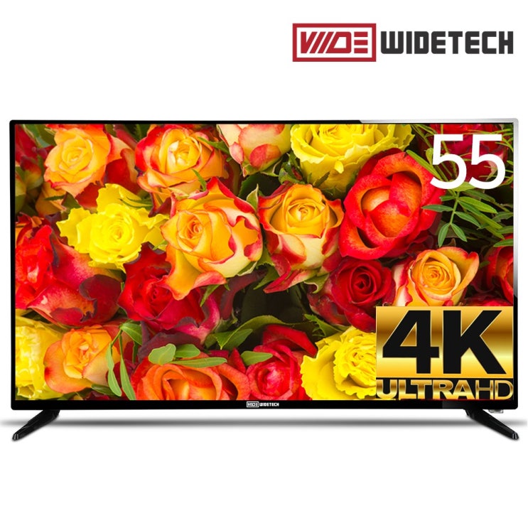 잘팔리는 와이드테크 55인치 4K UHD LED TV, 방문설치, 스탠드형 추천합니다