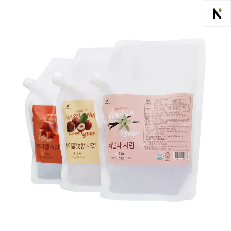 선호도 높은 네이쳐티 대용량 시럽 1.3kg (바닐라시럽/헤이즐넛시럽/캬라멜시럽), 헤이즐넛시럽1.3kg ··· 선호도 높은 네이쳐티 대용량 시럽 1.3kg (바닐라시럽/헤이즐넛시럽/캬라멜시럽), 헤이즐넛시럽1.3kg ···