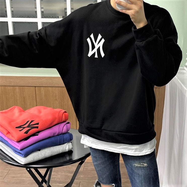 후기가 좋은 룩플랜 빅사이즈 NY 레이어드 박스 오버핏 뉴욕 맨투맨 좋아요 후기가 좋은 룩플랜 빅사이즈 NY 레이어드 박스 오버핏 뉴욕 맨투맨 좋아요