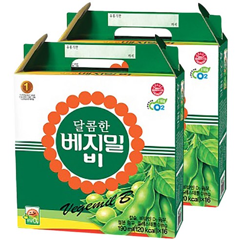 잘팔리는 베지밀 달콤한 비 두유, 190ml, 80개 추천해요