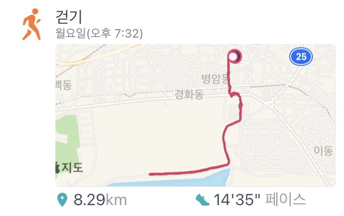  하루걷기:) 2021년 04월 26일 월요일