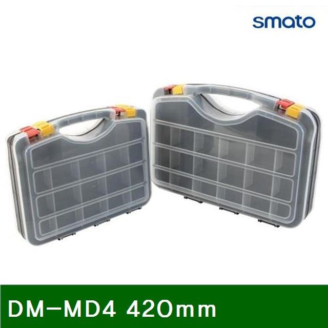 의외로 인기있는 W3D75A7L 300mm 멀티박스-더블형 공구함 1EA 보관함 420mm 부품함 정리함 DM-MD4 작업공구 좋아요