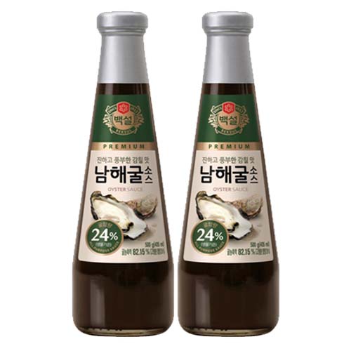 인지도 있는 (상온)백설 남해굴소스500gx2개, 500g, 2개 추천합니다