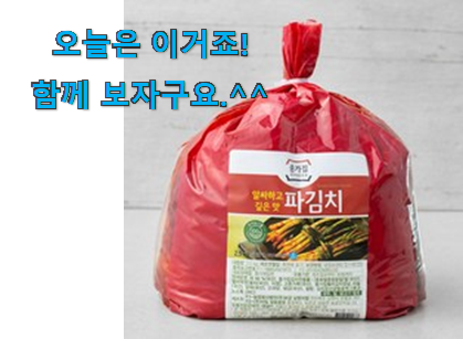 요즘은 이런게 제일 좋대요 실시간 종가집 파김치 꿀템 이라구요. 추천입니다 요즘은 이런게 제일 좋대요 실시간 종가집 파김치 꿀템 이라구요. 추천입니다
