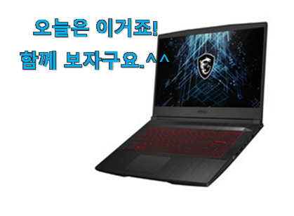 요즘은 이런게 제일 좋대요 품절대란 msi gf 65 꿀템상품 이구요. 선물로도 좋을거같네요