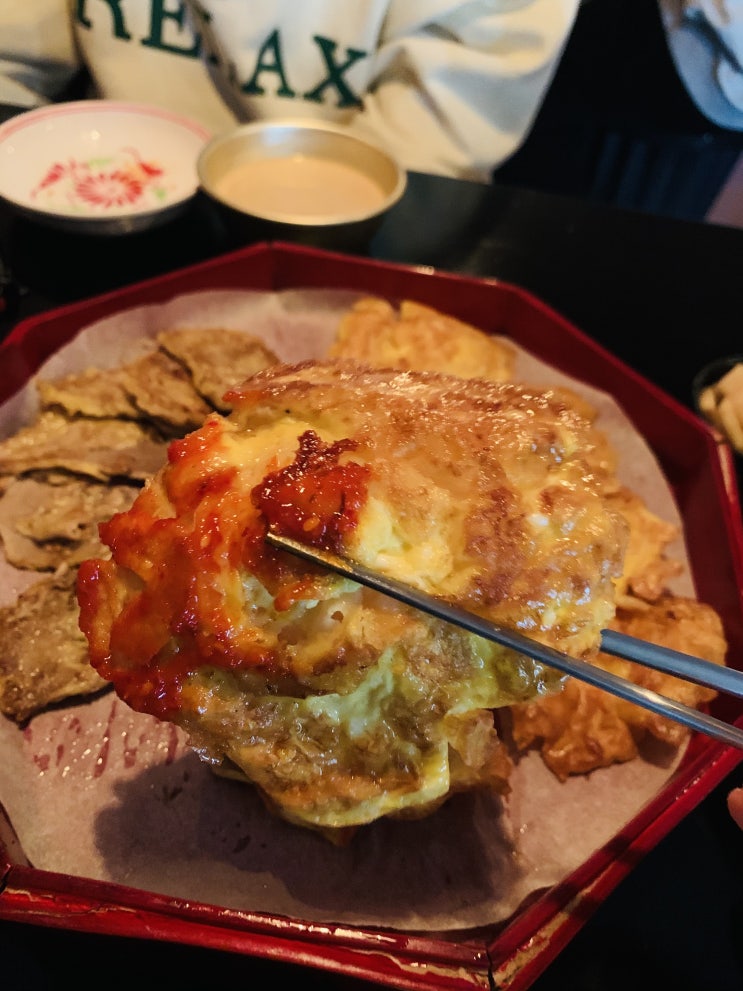  새우전!? 보다 특제소스가 마음에 들었어요!