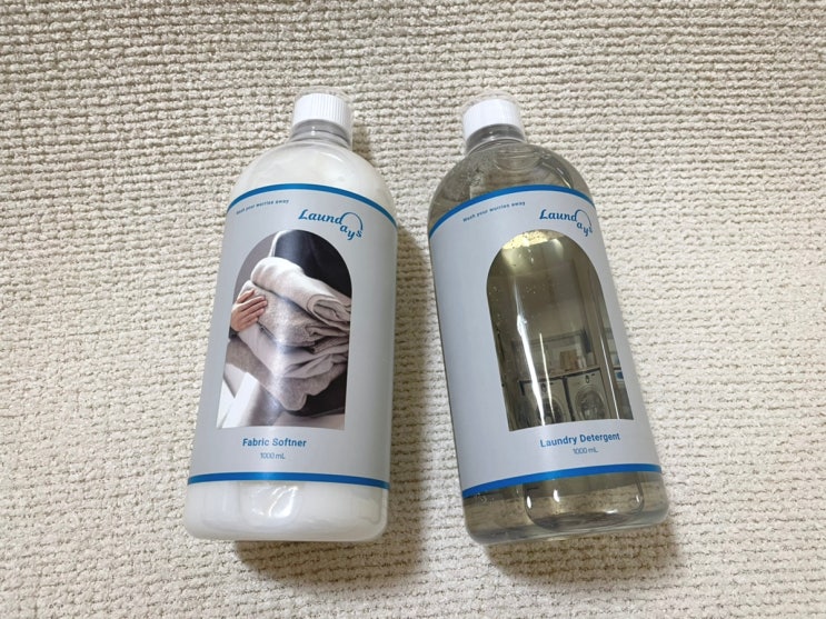  런데이즈 세탁세제 섬유유연제 향좋은세탁 세트