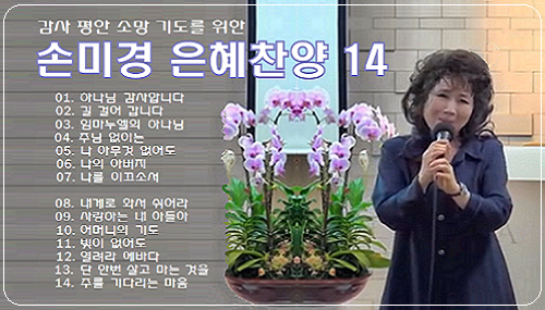 손미경 은혜찬양 복음성가 14곡 연속듣기 손미경 은혜찬양 복음성가 14곡 연속듣기
