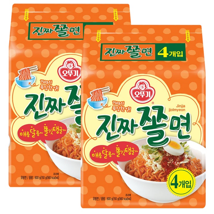 구매평 좋은 오뚜기 진짜쫄면 150g, 단품 추천합니다