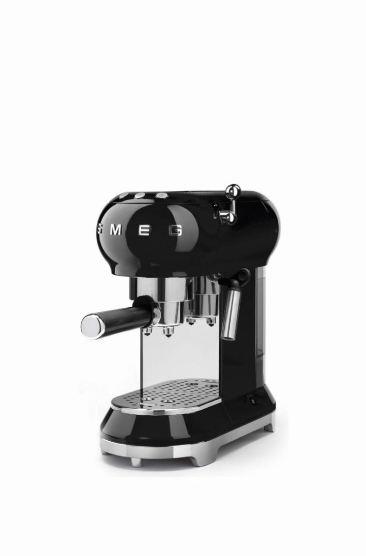 많이 찾는 커피머신 캡슐 전자동 가정용 이탈리아 SMEG ECF01 원두커피 반자동 카페장비 추천, 블랙 ECF01BLEU 좋아요