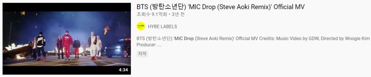  방탄소년단(BTS)의 컨텐츠를 보호하는 디자인특허