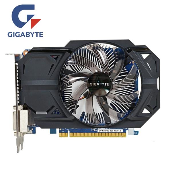 잘팔리는 GIGABYTE GTX 750 2GB D5 비디오 카드 nVIDIA Geforce GTX750 Hdmi Dvi 용 VGA 카드 GTX750 2GD5 128 비트, 한개옵션