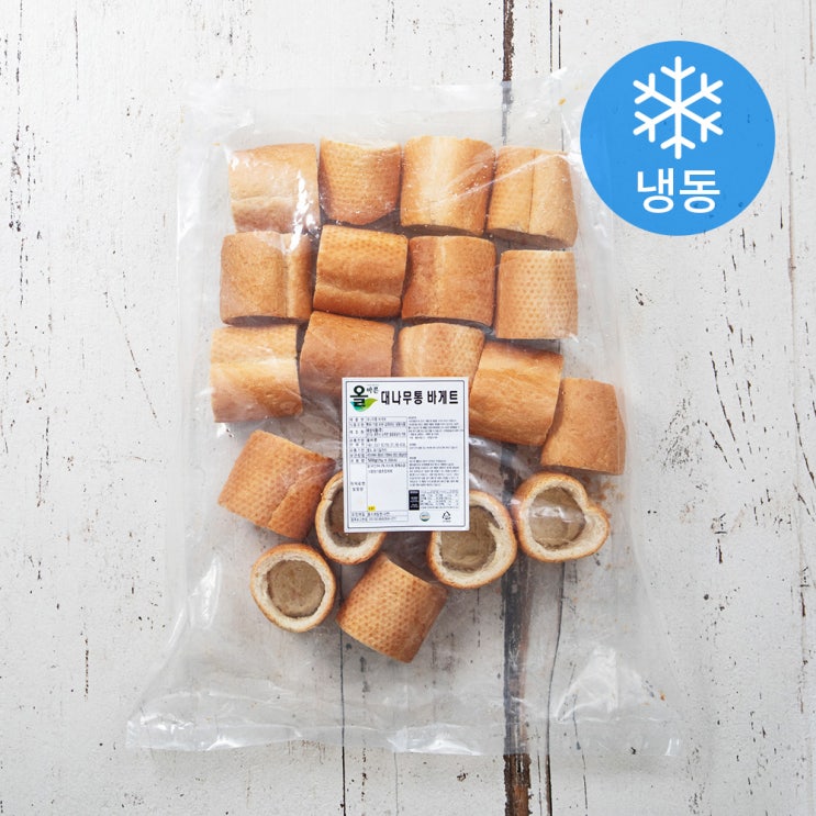 의외로 인기있는 우리밀 대나무통 바게트6cm (냉동), 500g, 1개 ···