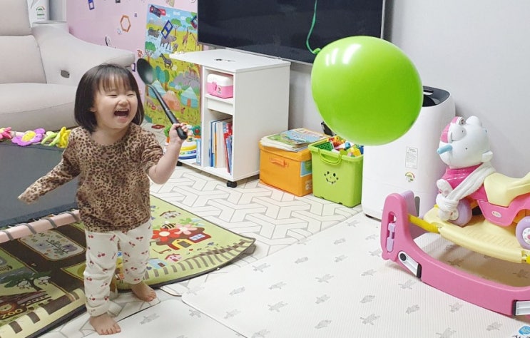  아빠와 함께 하는 하루10분 생활놀이_풍선 샌드백
